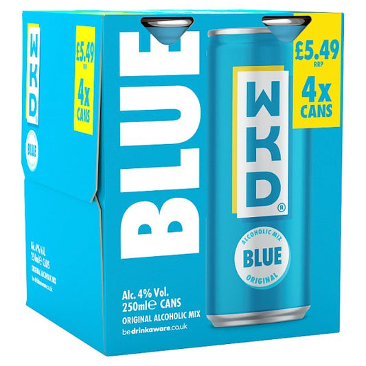 Wkd Blue 4Pk Pmâ£5.49