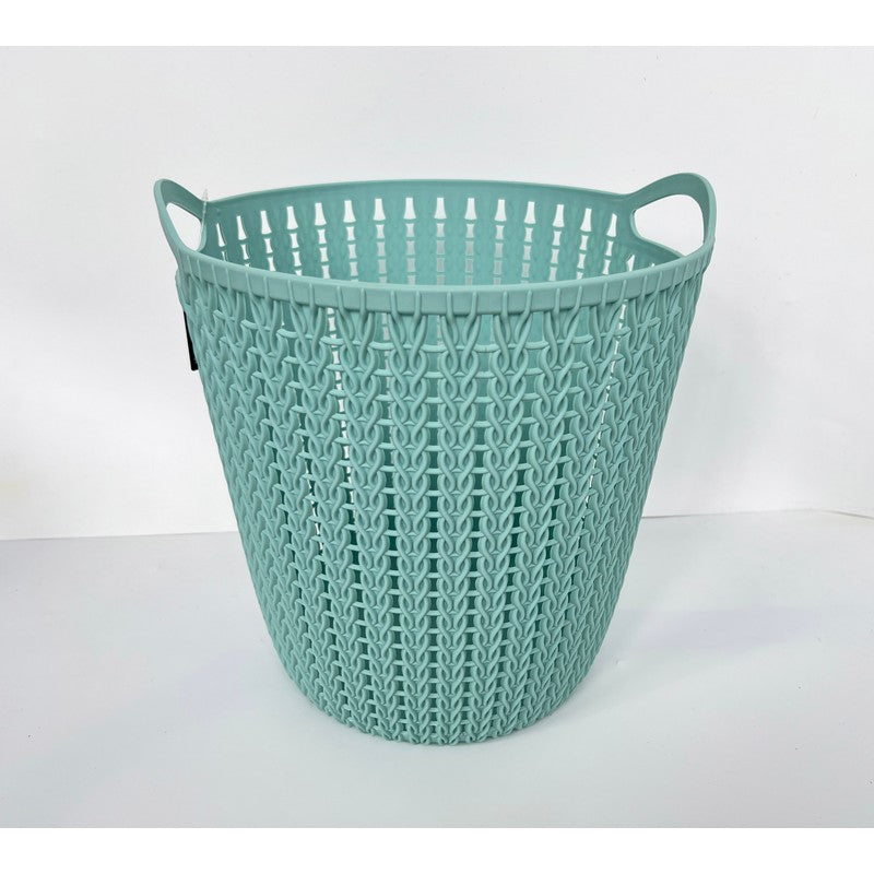 Plastic Basket 19.5 Litres - Green by EA Living