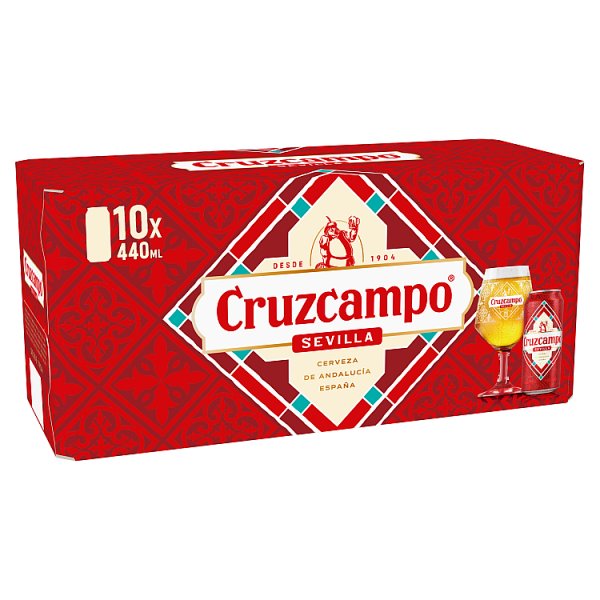 Cruzcampo 10 Pack 4.4%