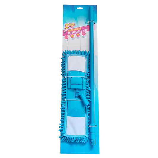 Microfibre Extendable Cleaning Mop - Blue