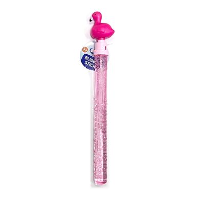 Animal Theme Bubble Stick Pink Bird - 35cm