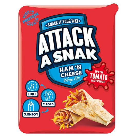 Attack A Snack Ham & Cheese Wrap