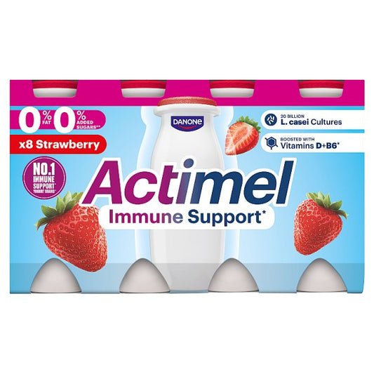 Actimel Strawberry 0.1% 8 Pack