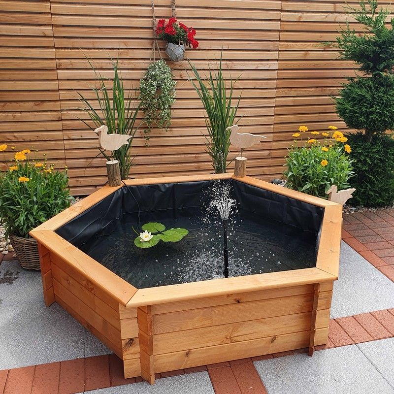 Hexagonal Raised Garden Aquatic Planter by Promex