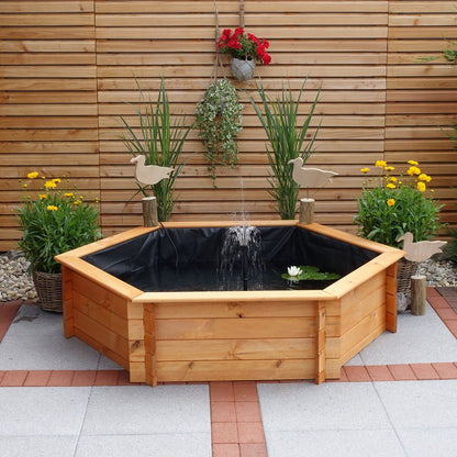 Hexagonal Raised Garden Aquatic Planter by Promex