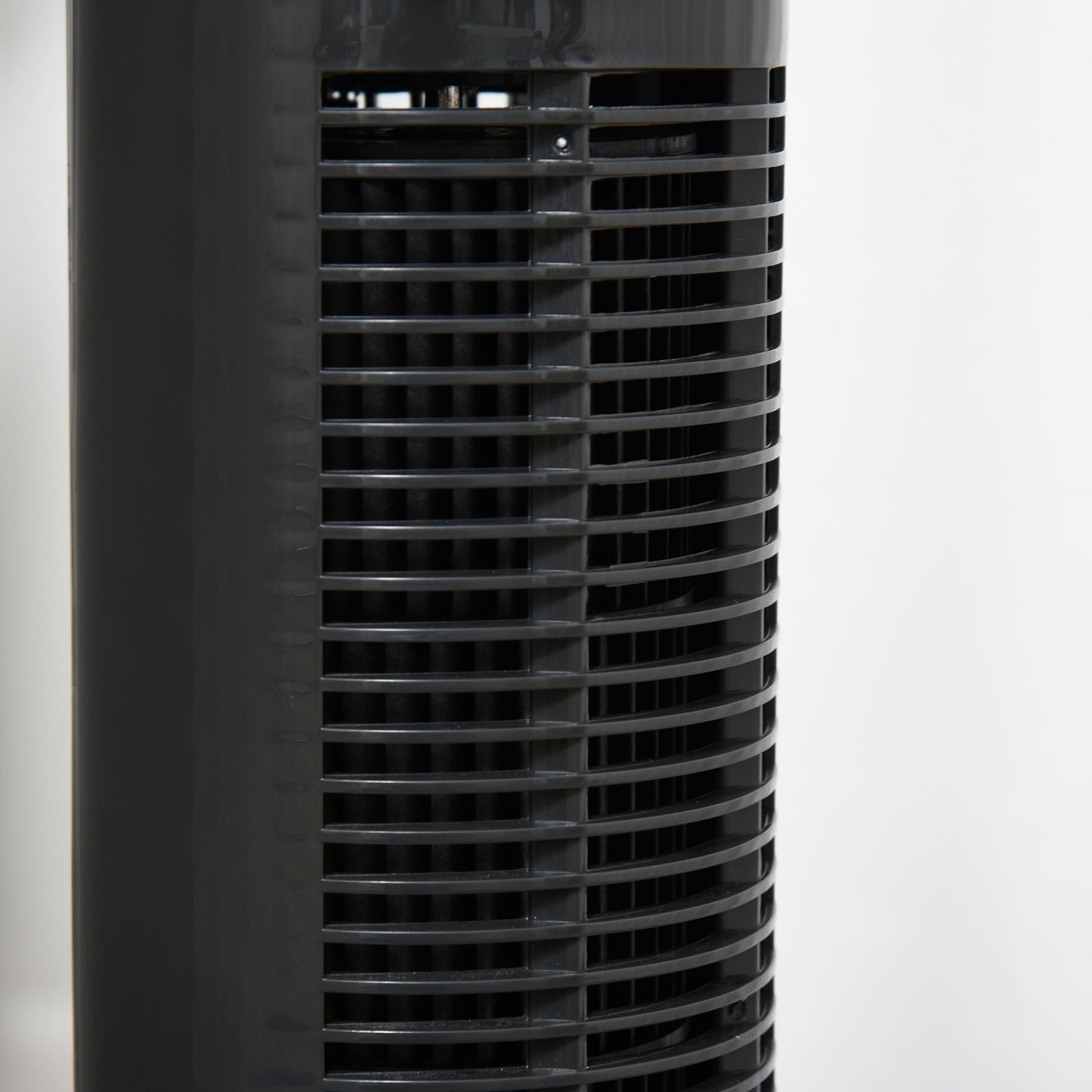 Oscillating Three Speed Tower Fan With Timer Grey