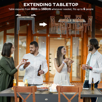 Extending Garden Table