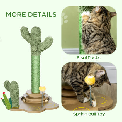 PawHut 60cm Chenille Cat Tree