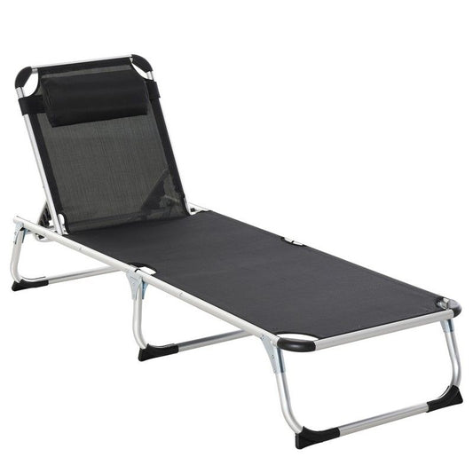 Outsunny Foldable Sun Lounger