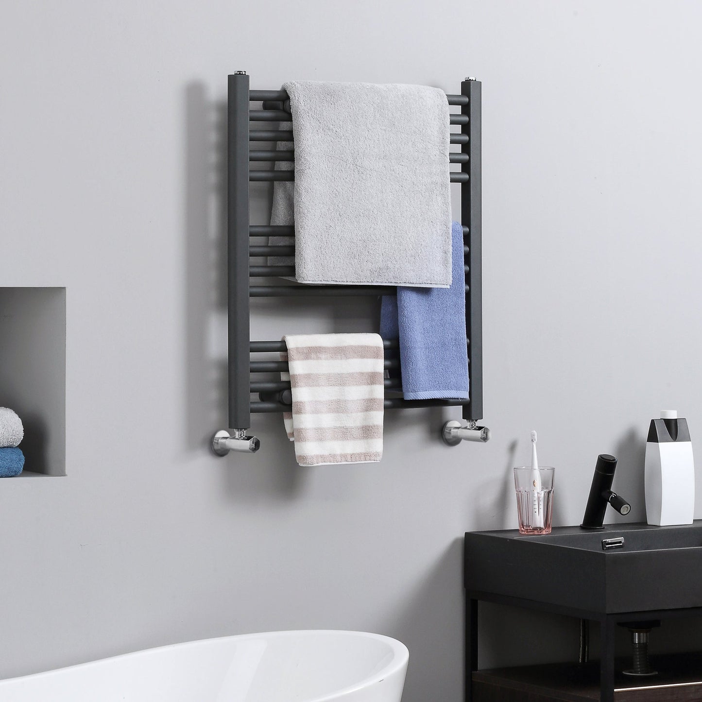 Curved Heated Towel Rail