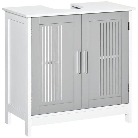 kleankin Modern Under Sink Cabinet with 2 Doors