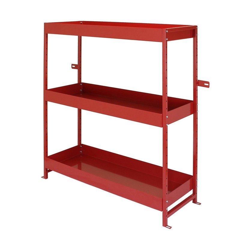 Steel Van Shelvings 116cm - Red Set Of Two Volcano 116cm by Raven