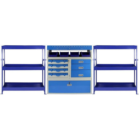 Steel Shelving Unit 0cm - Blue Tempest Van & by Raven