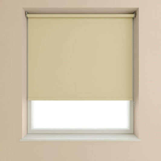 Blackout Roller Blind Taupe - 60cm Width