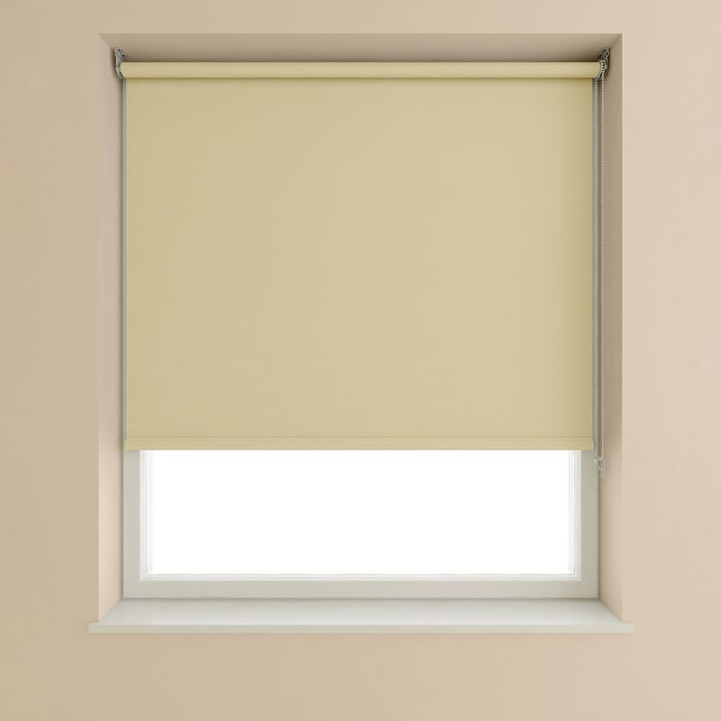 Blackout Roller Blind Taupe - 90cm Width