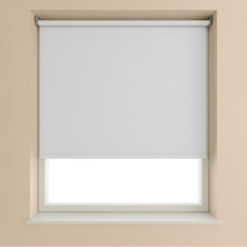 Blackout Roller Blind White - 60cm Width