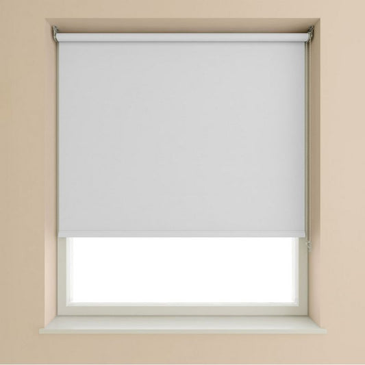 Blackout Roller Blind White - 150cm Width