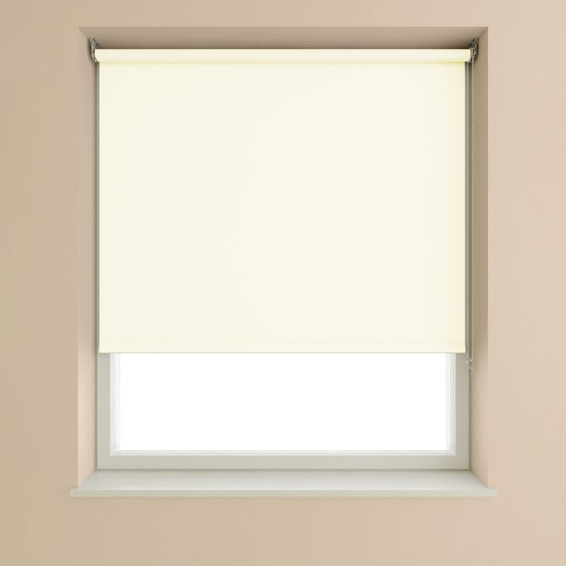 Blackout Roller Blind Cream - 90cm Width