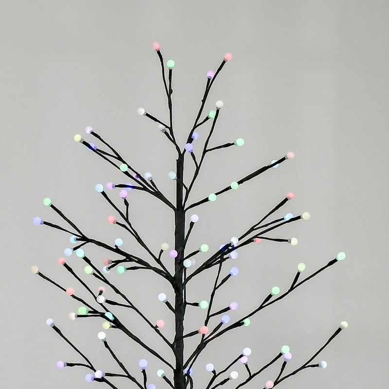 6ft Artificial Tree Light with 180 Colour LED Light for Home Party