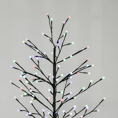 6ft Artificial Tree Light with 180 Colour LED Light for Home Party