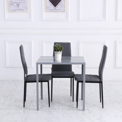 Modern Square Dining Table for 2-4 People