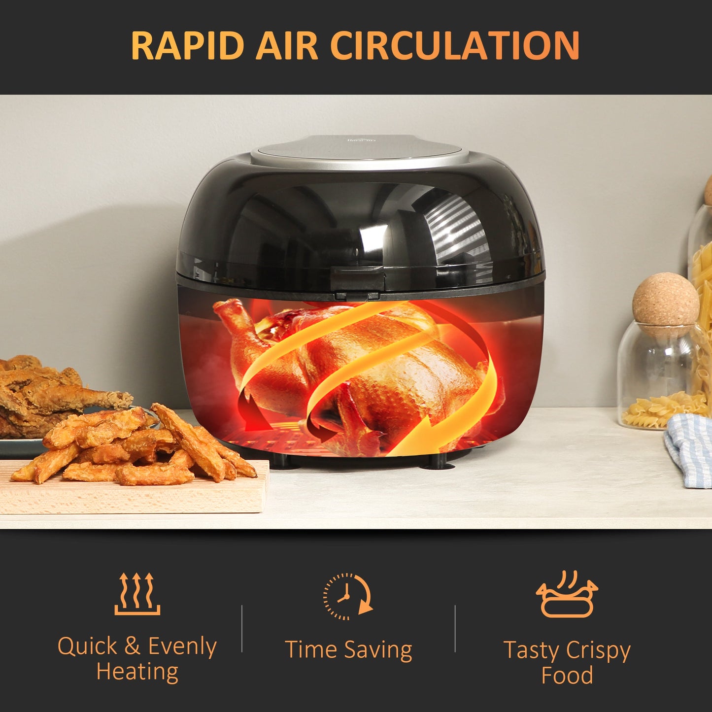 7L Digital Air Fryer Oven with Air Fry