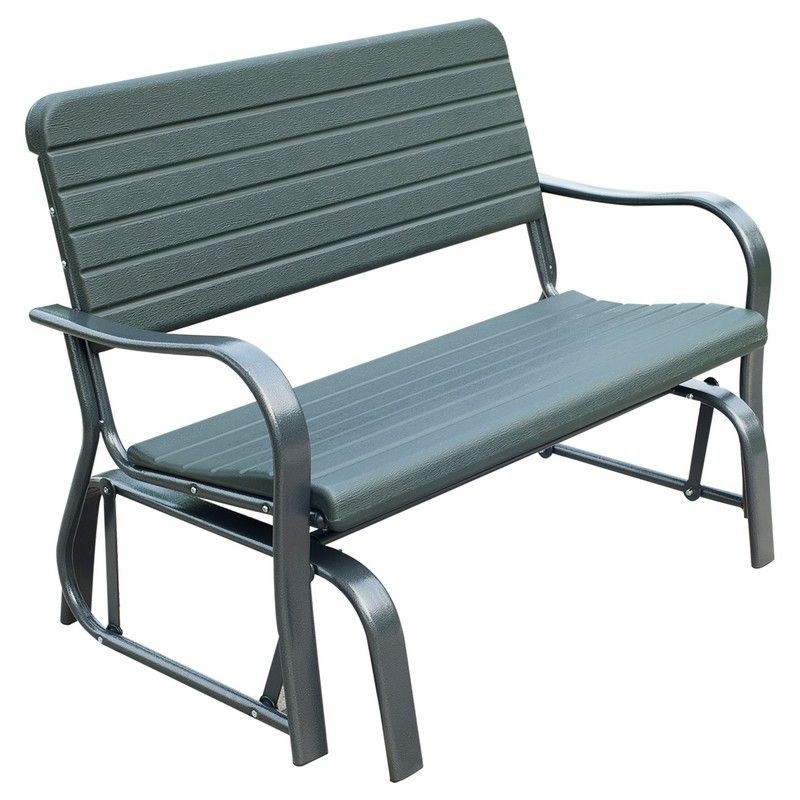 Outsunny 2 Seats Garden Glider Bench