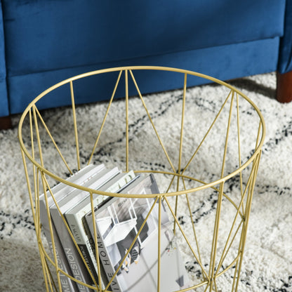 Set of 2 Nesting Side Tables with Storage