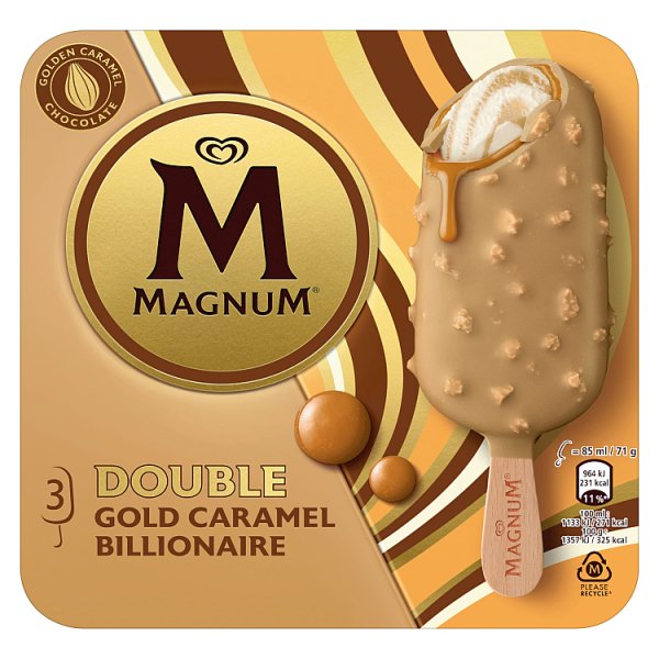 Walls Magnum Billionaire 3Pk