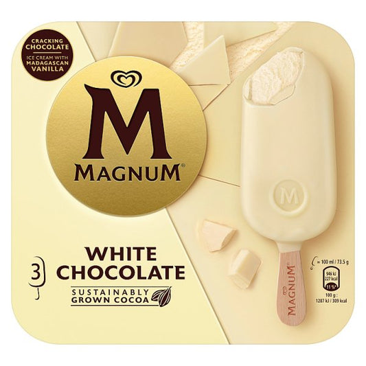 Walls Magnum White 3 Pack