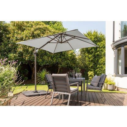 Royce Junior Garden Parasol by Garden Must Haves - 2.5 x 2.5M Grey