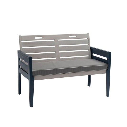 Galaxy Garden Bench by Florenity Galaxy - 2 Seats Grey Cushions