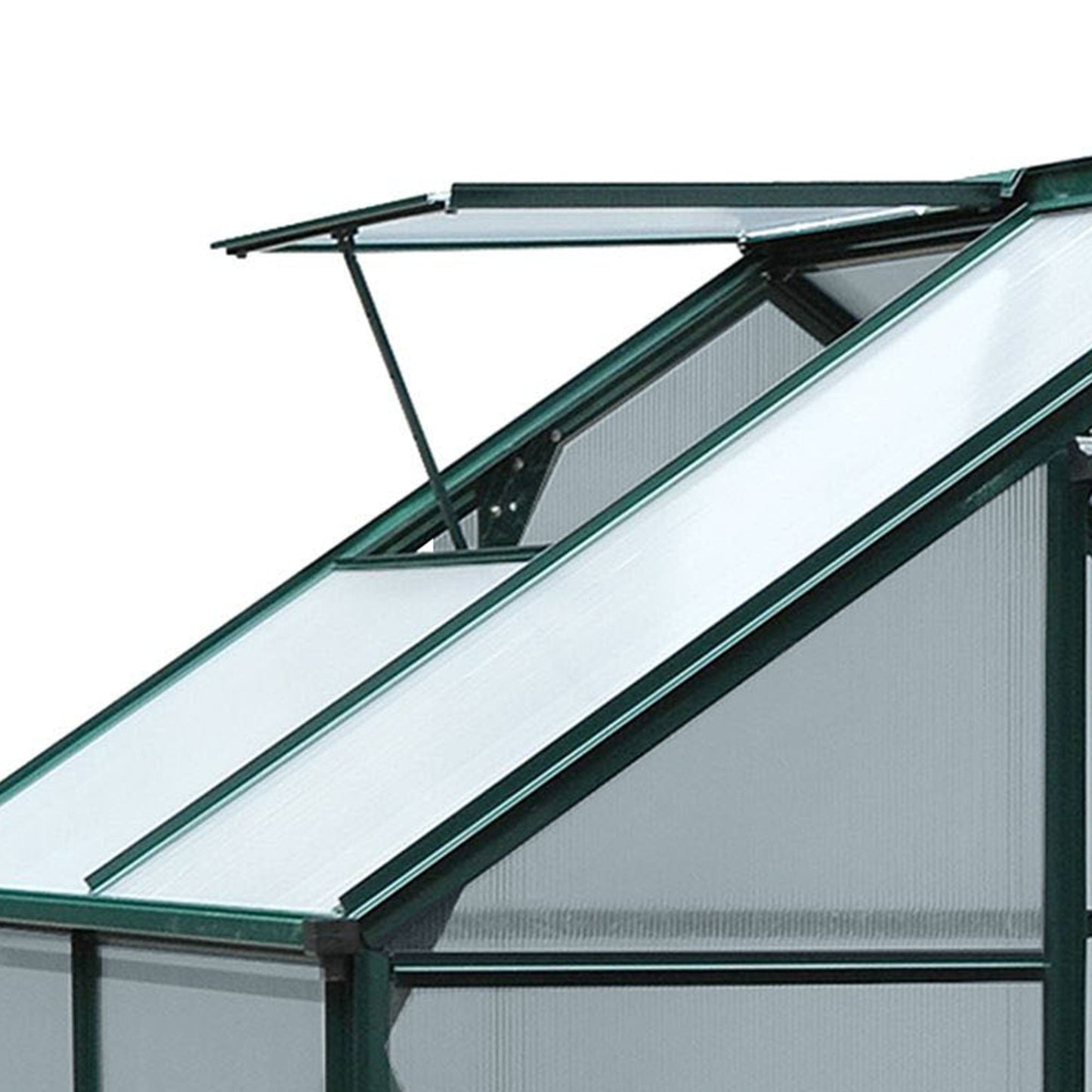 6 x 4 Greenhouse Walk-In Aluminium & Polycarbonate by Greenery