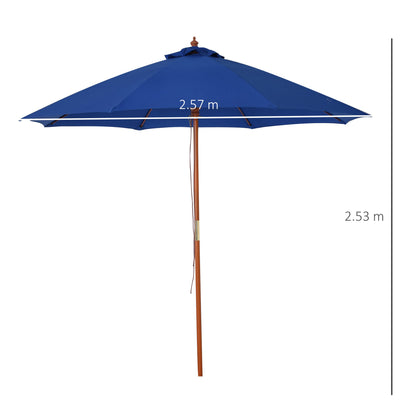 2.5m Garden Parasol Umbrella