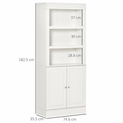 Kitchen Cupboard with 6-tier Shelving