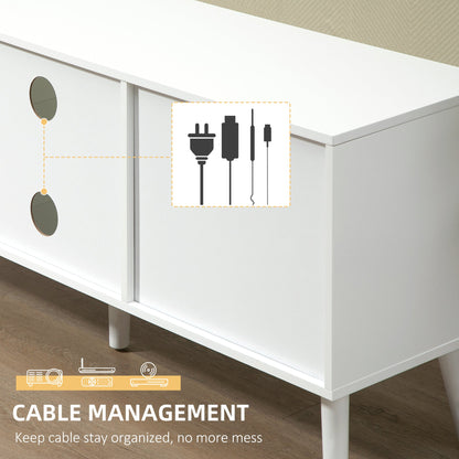 Homcom Fabric Drawer TV Stand