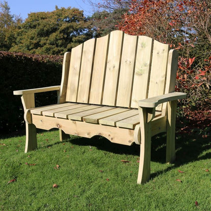 Alton Manor Garden Bench by Churnet Valley - 2 Seats