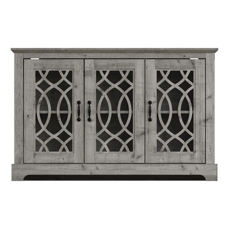 Amelie Large Sideboard Grey 3 Doors 2 Shelves