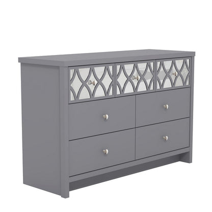 Arianna Large Chest of Drawers Grey 7 Drawers