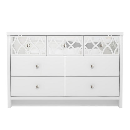 Arianna Large Chest of Drawers White 7 Drawers