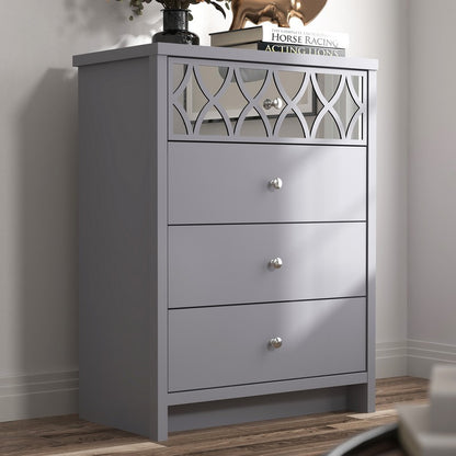 Arianna Chest of Drawers Grey 4 Drawers