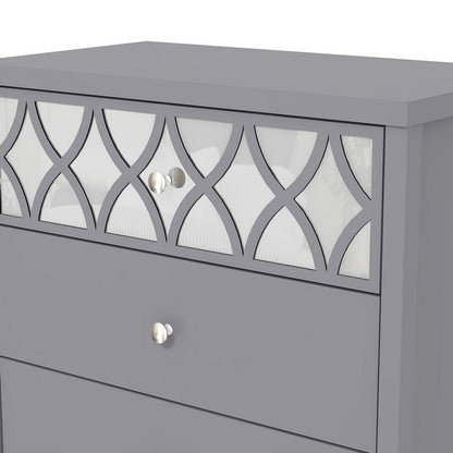 Arianna Chest of Drawers Grey 4 Drawers