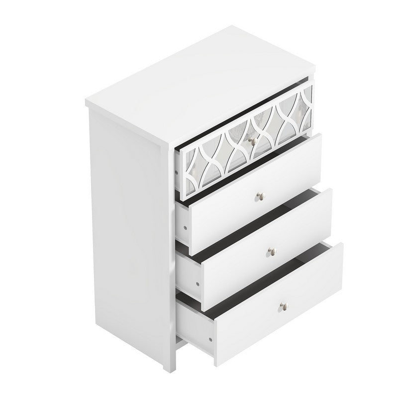 Arianna Chest of Drawers White 4 Drawers