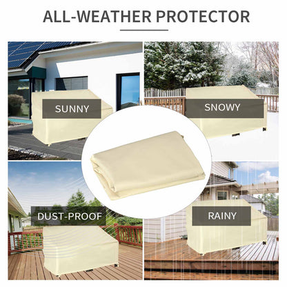 Outdoor Furniture Cover 2 Seater Waterproof Protection Tough PVC Wind Rain Dust UV Shelter