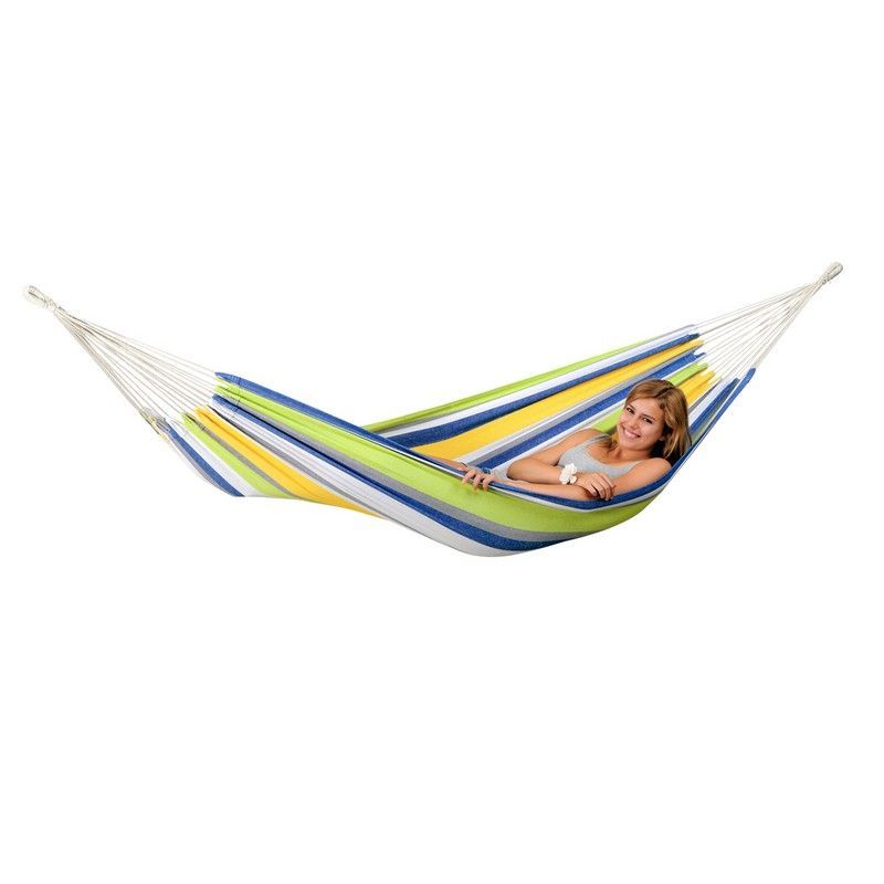 Tahiti Kolibri Hammock - Striped Yellow Multicoloured