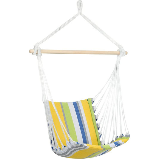 Belize Kolibri Hammock Chair - Striped Yellow Multicoloured