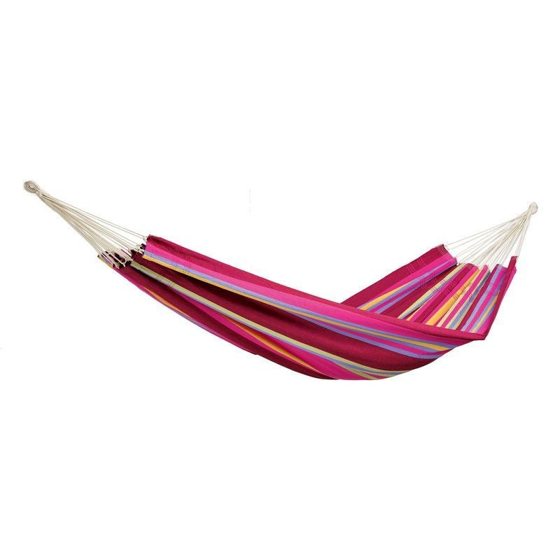 Barbados Grenadine Hammock - Striped Pink - Multicoloured