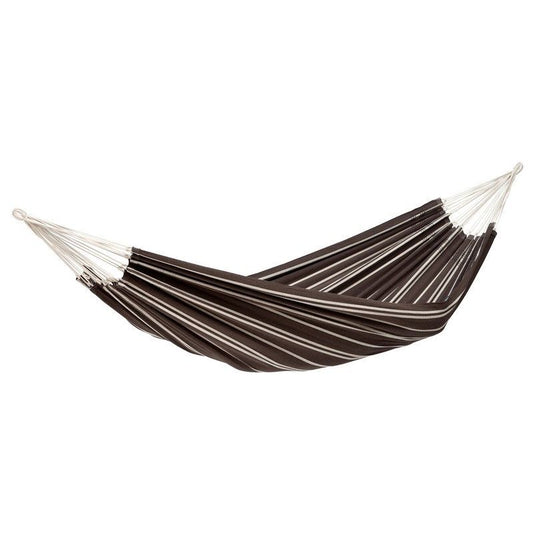 Barbados Mocca Hammock - Striped Brown & Cream