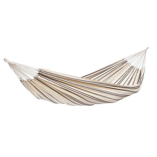 Barbados Cappuccino Hammock - Striped Cream & Brown