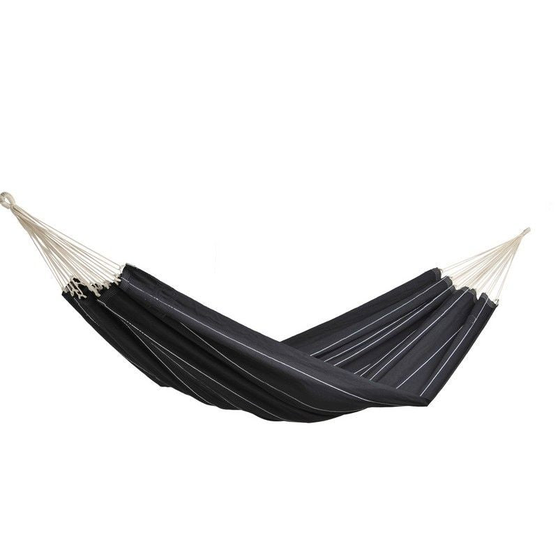 Barbados Hammock - Striped Black & White